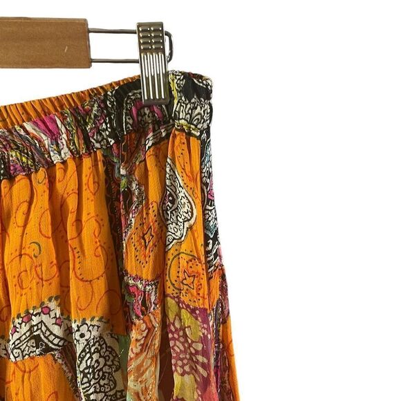 Boston Proper Vintage Boho Paisley Made in India Pleasant Maxi Skirt Size XS - Picture 7 of 9